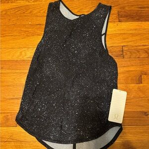 Lululemon Athletica Black Speckled Tank Top